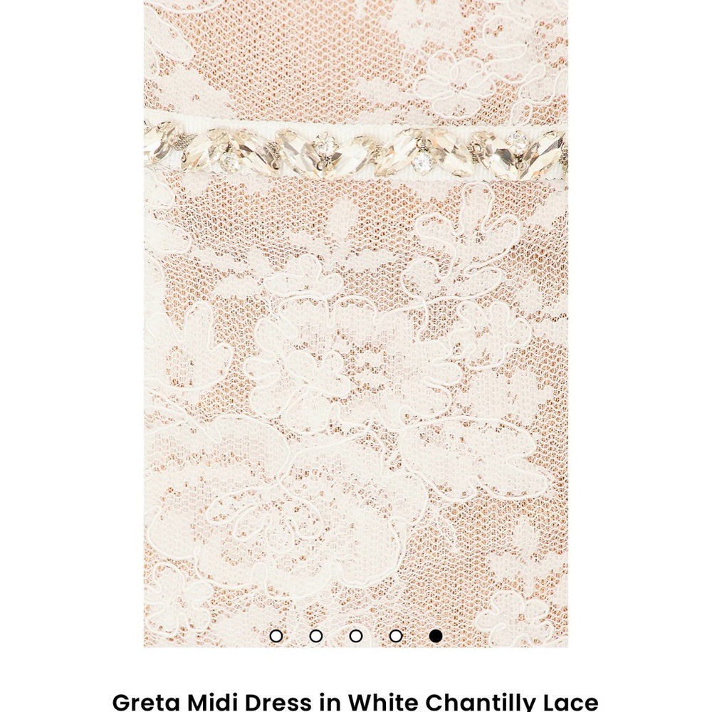 V Chapman Greta Lace Midi Dress - Picture 5 of 10
